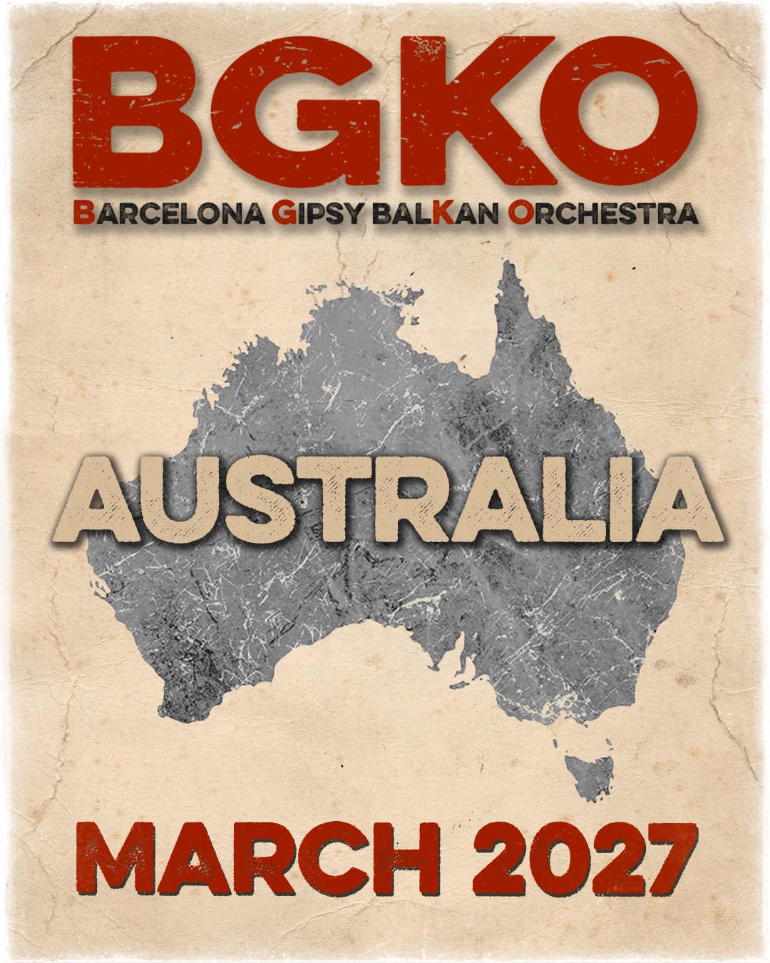 BGKO · Australia · Marzo 2027